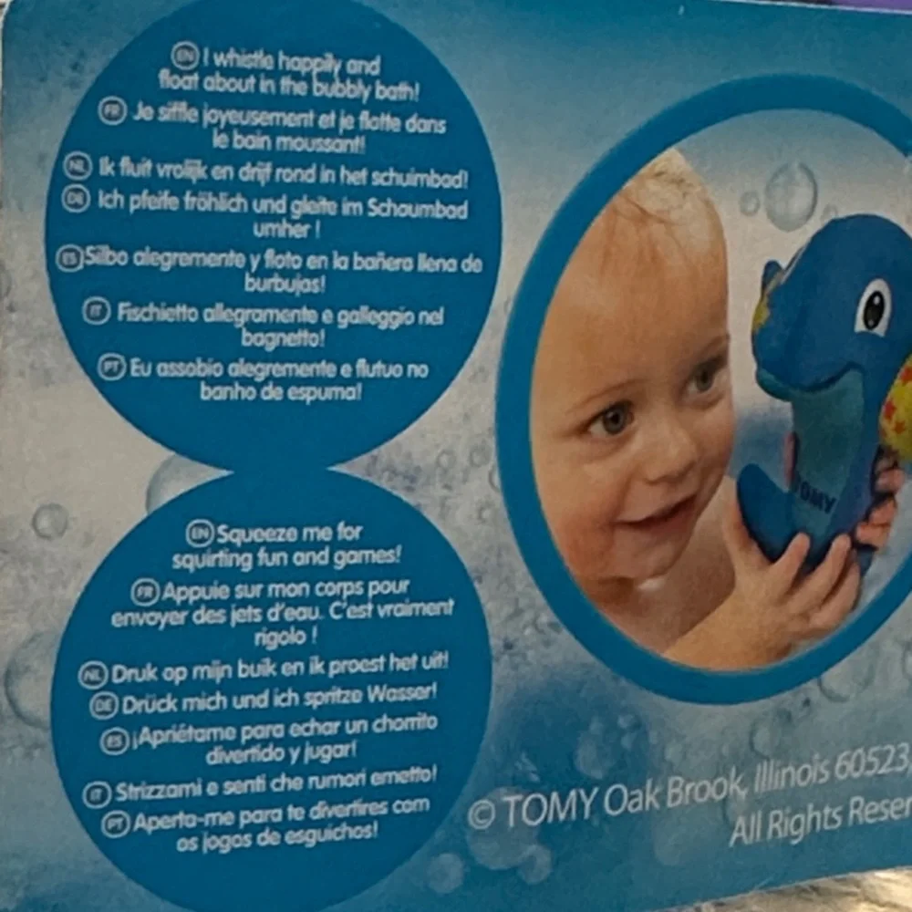 Purple‎ Dolphin Water Whistler Toy Tomy Toomies